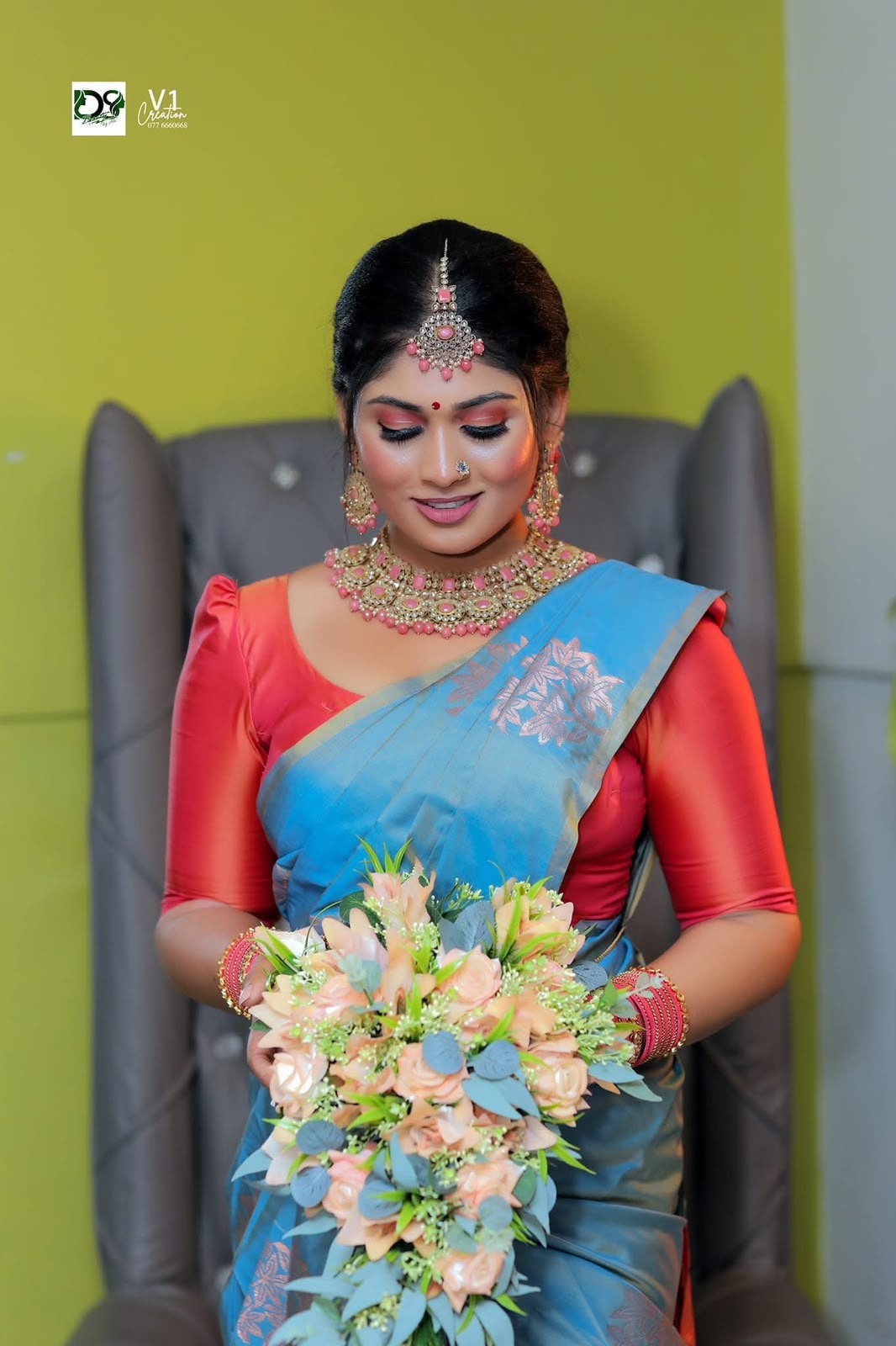 Cascading Hollywood Bridal Waves